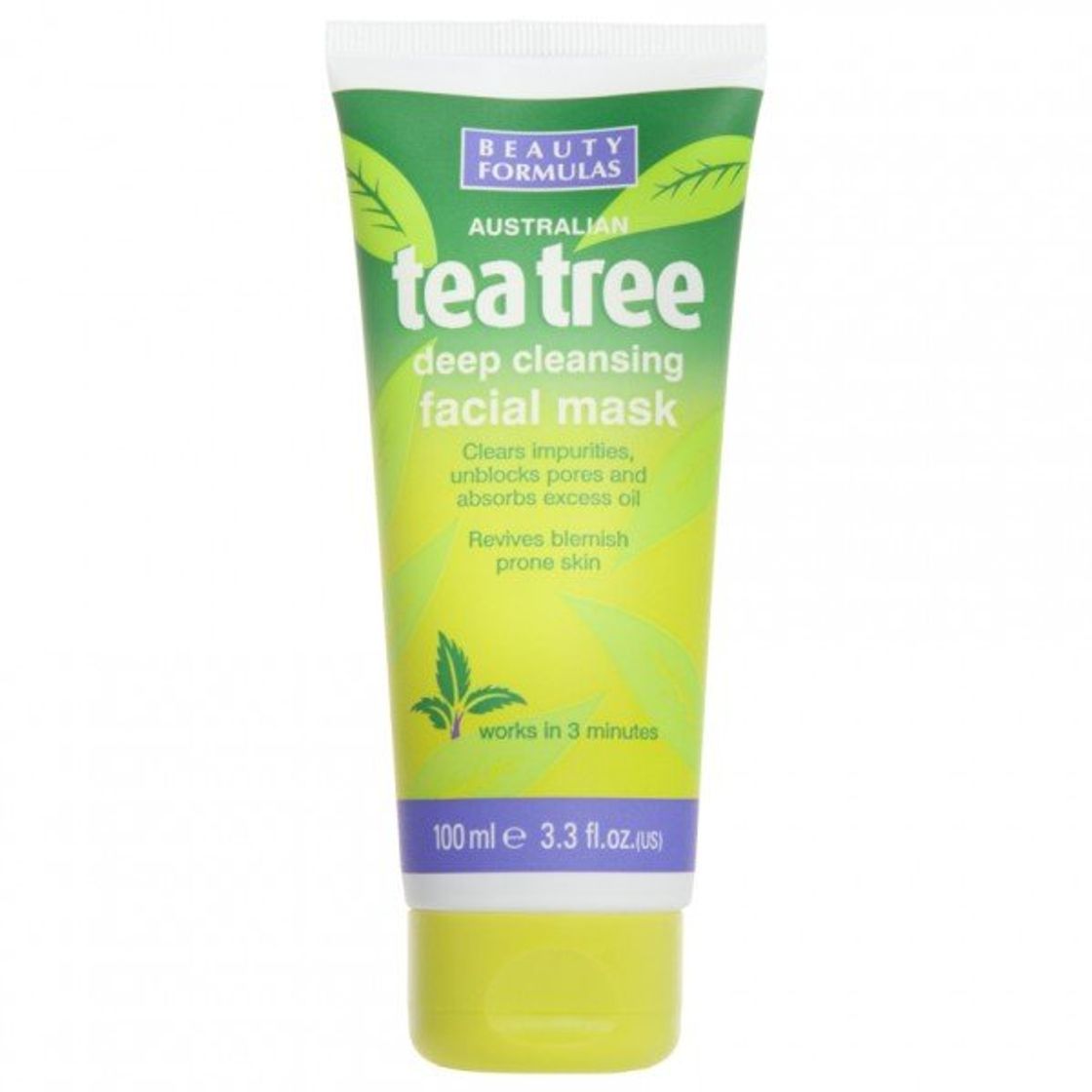 Moda Mascarilla facial tea tree BEAUTY FORMULAS