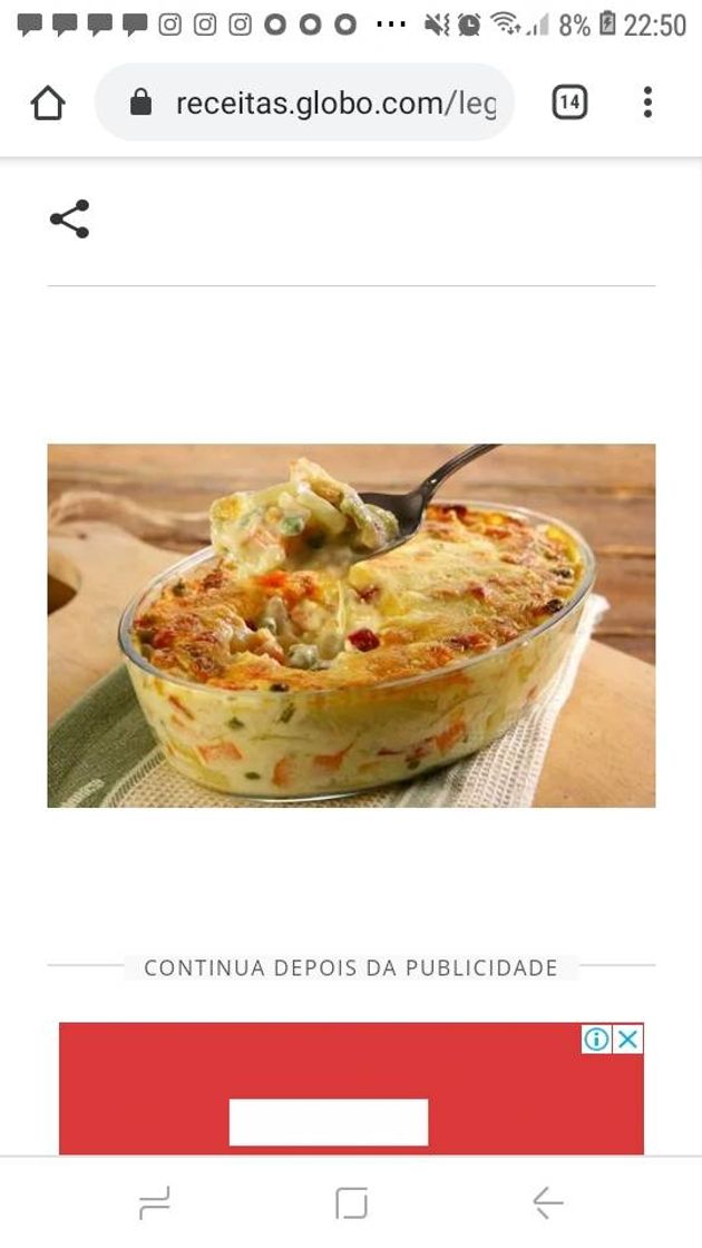 Fashion Legumes gratinados ❗