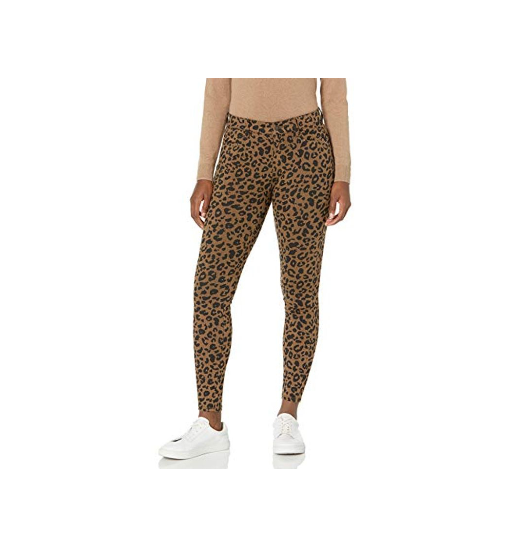 Fashion Amazon Essentials Jegging de Punto elástico Ajustado estándar. Leggings-Pants, Camel Animal Print,