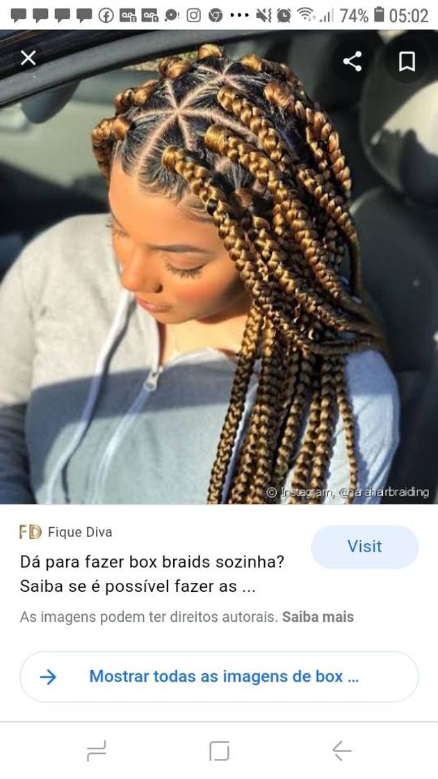 Fashion Dá para fazer box braids sozinha? Saiba se é possível fazer as ...