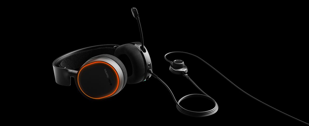 Electronic SteelSeries Arctis 5 - Auriculares de Juego, iluminados por RGB, DTS Headphone