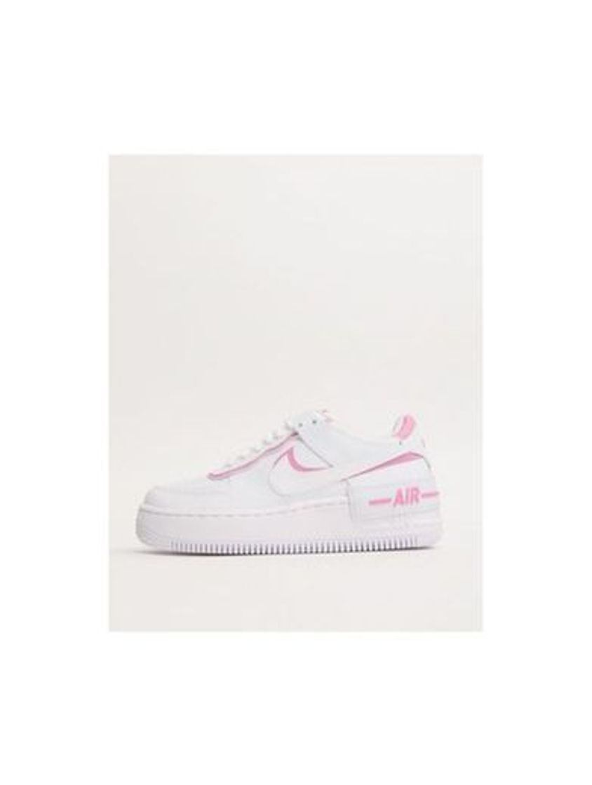 Social Zapatillas de Mujer Sneakers NIKE Air Force 1 Shadow en Piel Blanca
