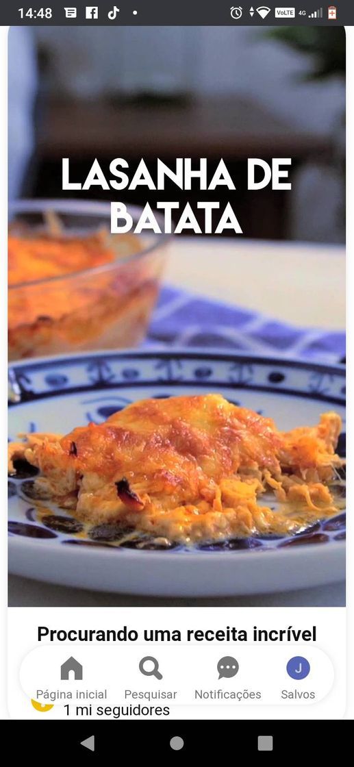 Moda Lasanha de batata 😋