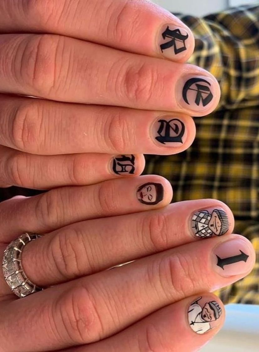 Social Diseño de uñas para hombre 
