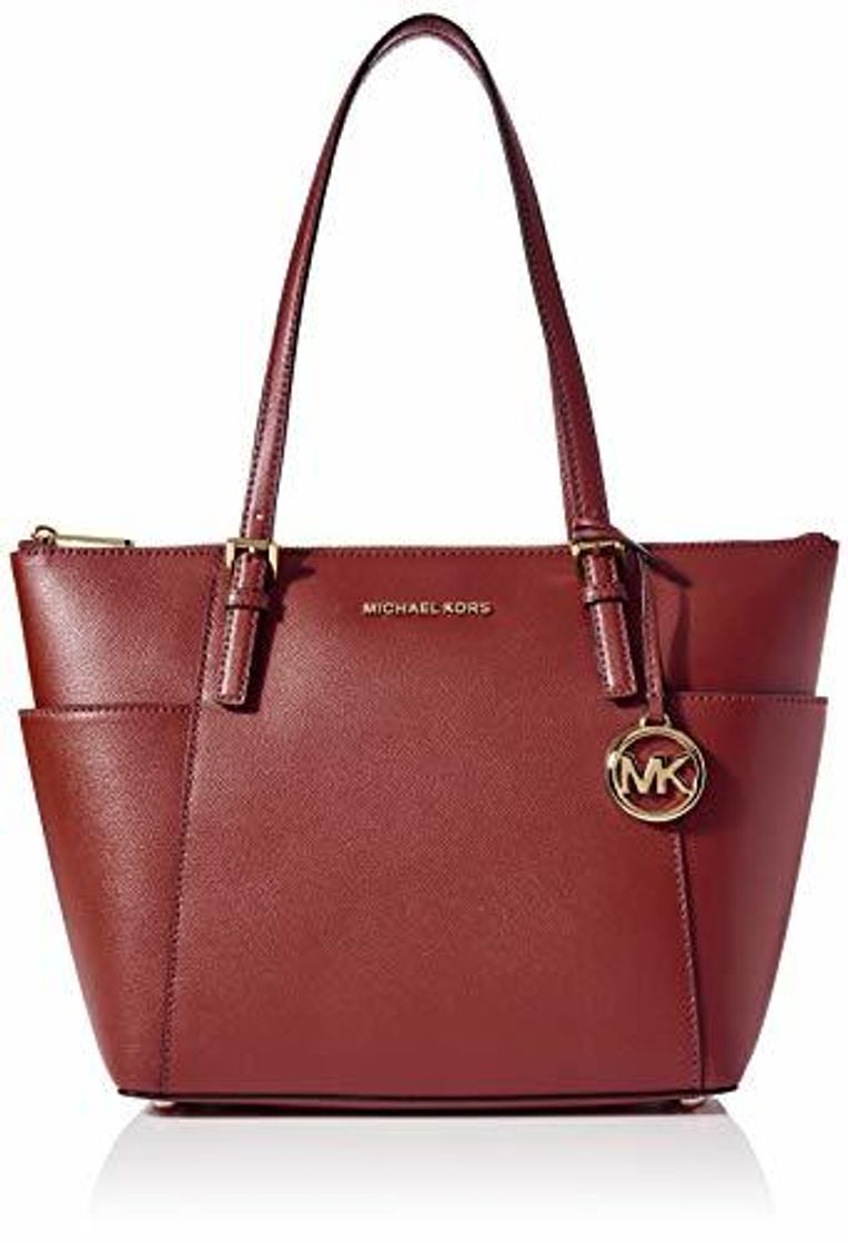 Products Michael Kors 30F2GTTT8L - Bolsa de Cuero Mujer, color Marrón, talla 11x27x39