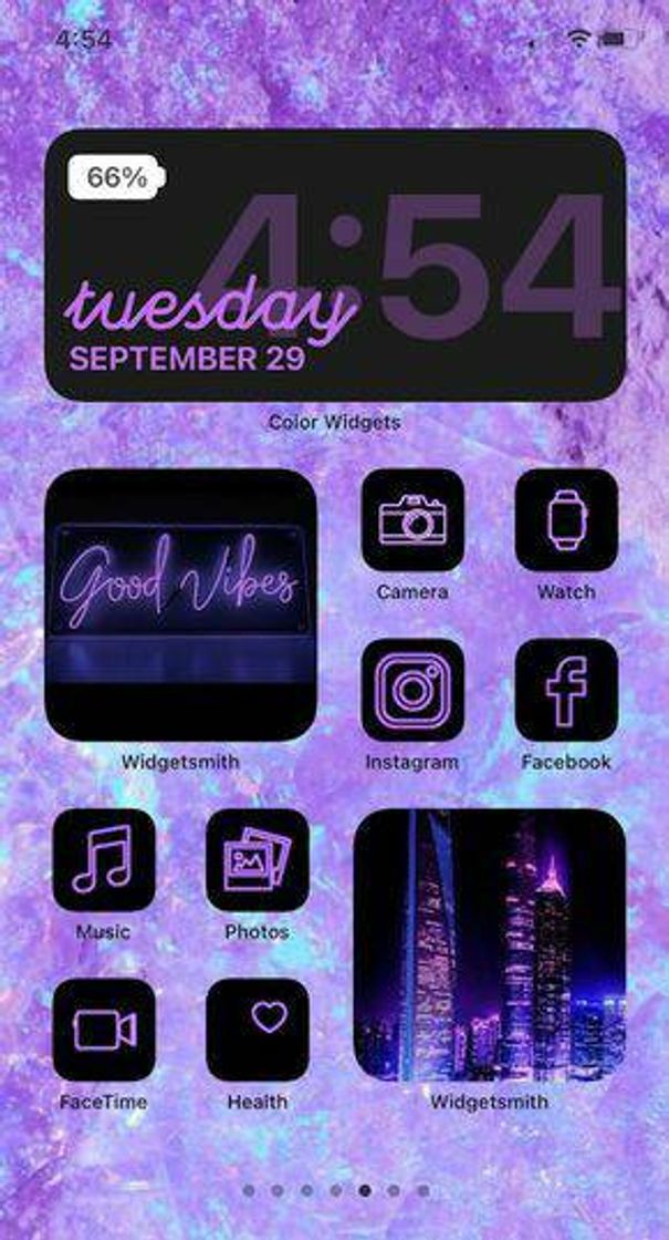 Moda IOS 14 Purple 💜