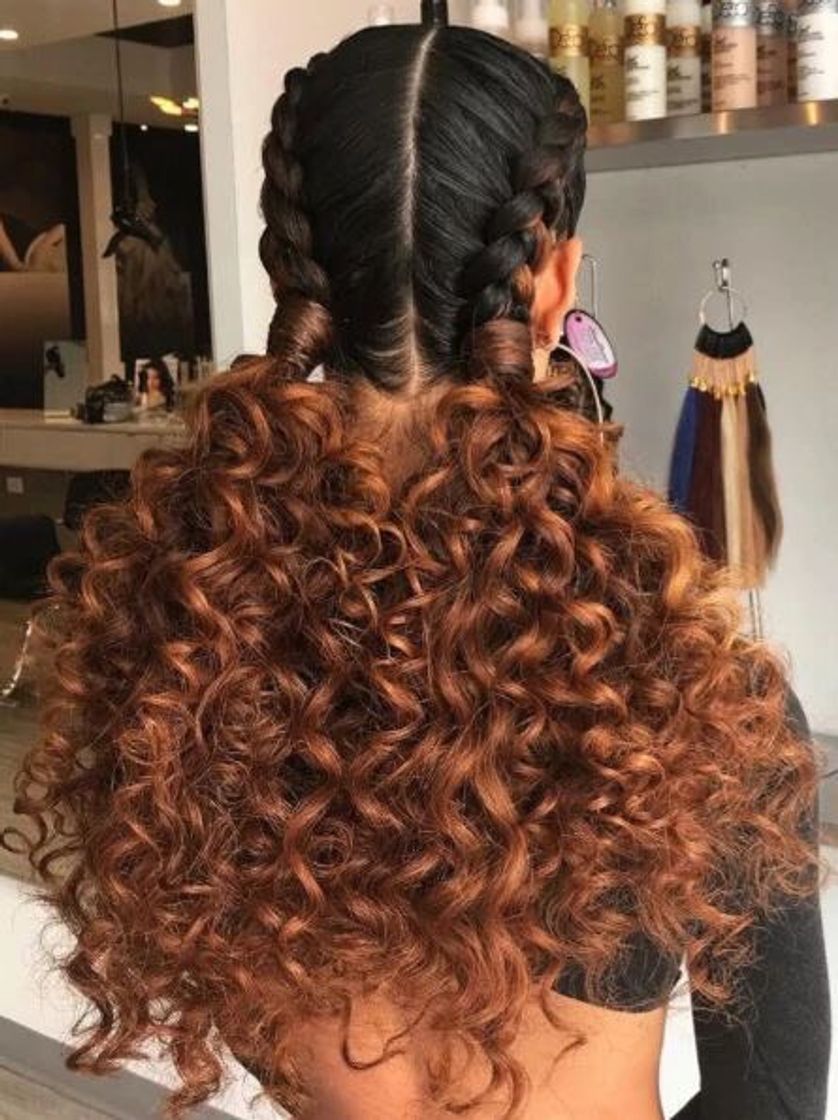 Moda Penteado com trança 