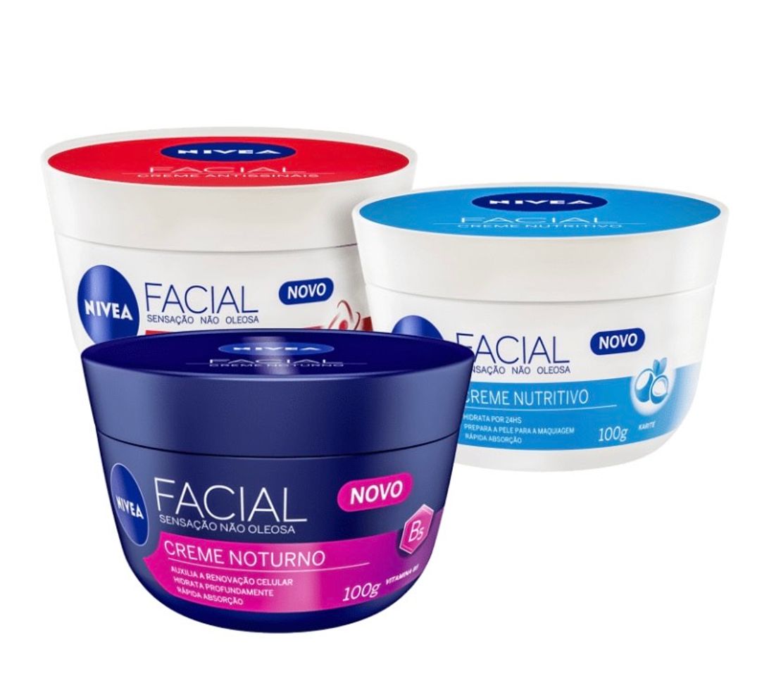 Moda Kit NIVEA Facial Trio (3 Produtos)