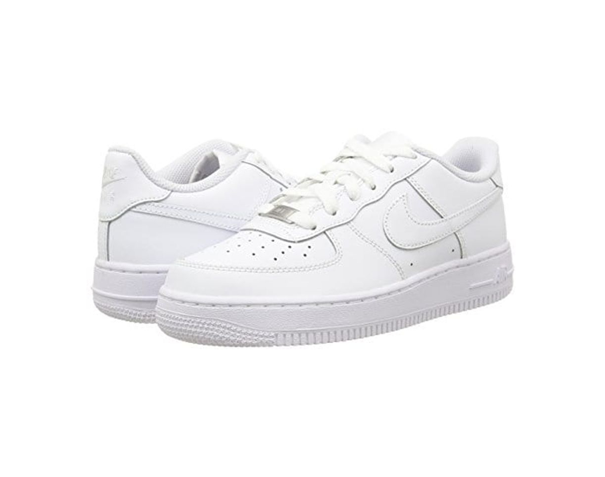 Fashion Nike Air Force 1, Zapatillas de Baloncesto Unisex Niños, Blanco (White / White-White)