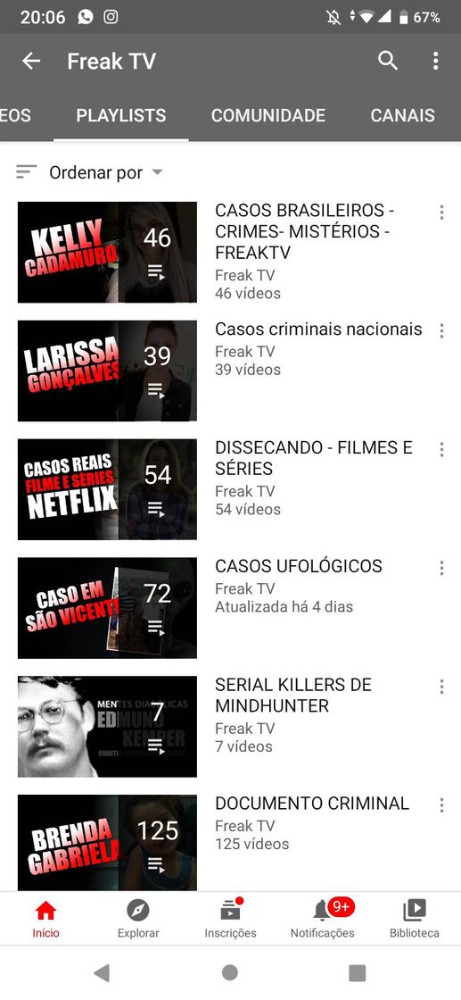 Fashion Playlist de casos criminais brasileiros! Me segue 💓