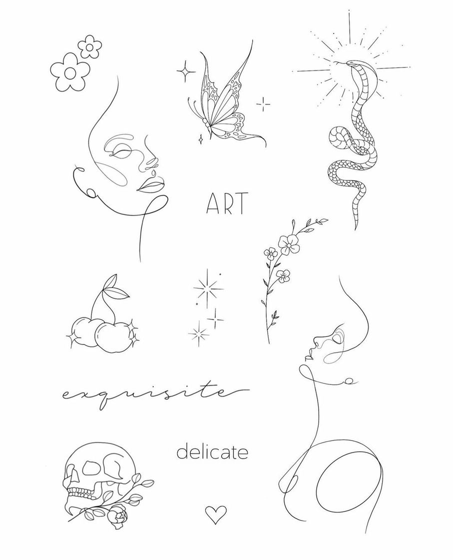 Tatoos delicadas 💕