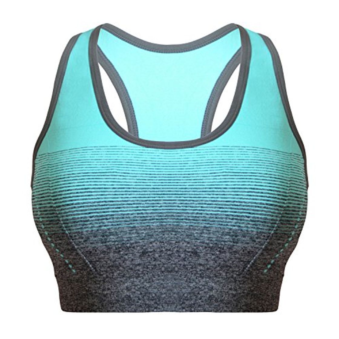 Moda Libella Mujer Sujetador Deportivo Push Up Bustier con Amplio Correas Fitness Yoga