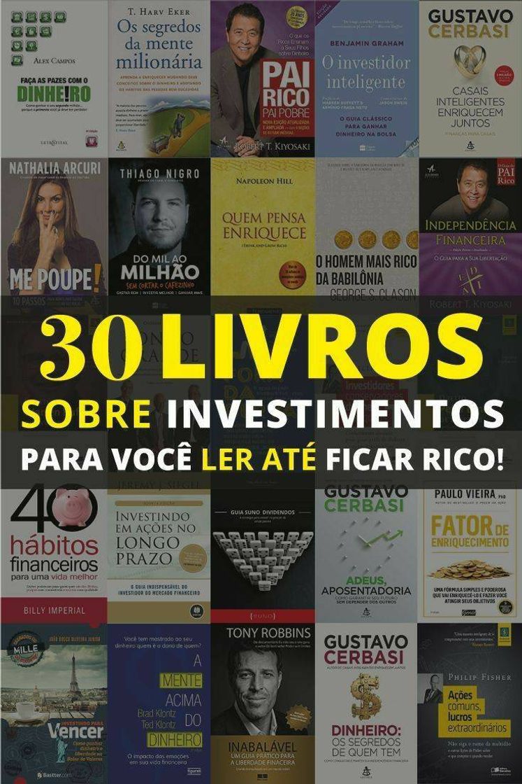 Moda 30 livros para ficar rico