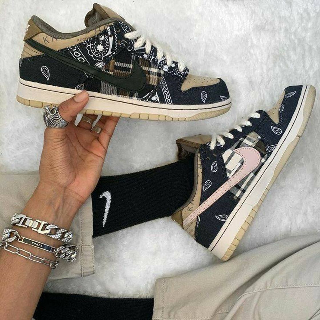 Fashion Travis Scott × nike SB Dunk Low Jackboys.