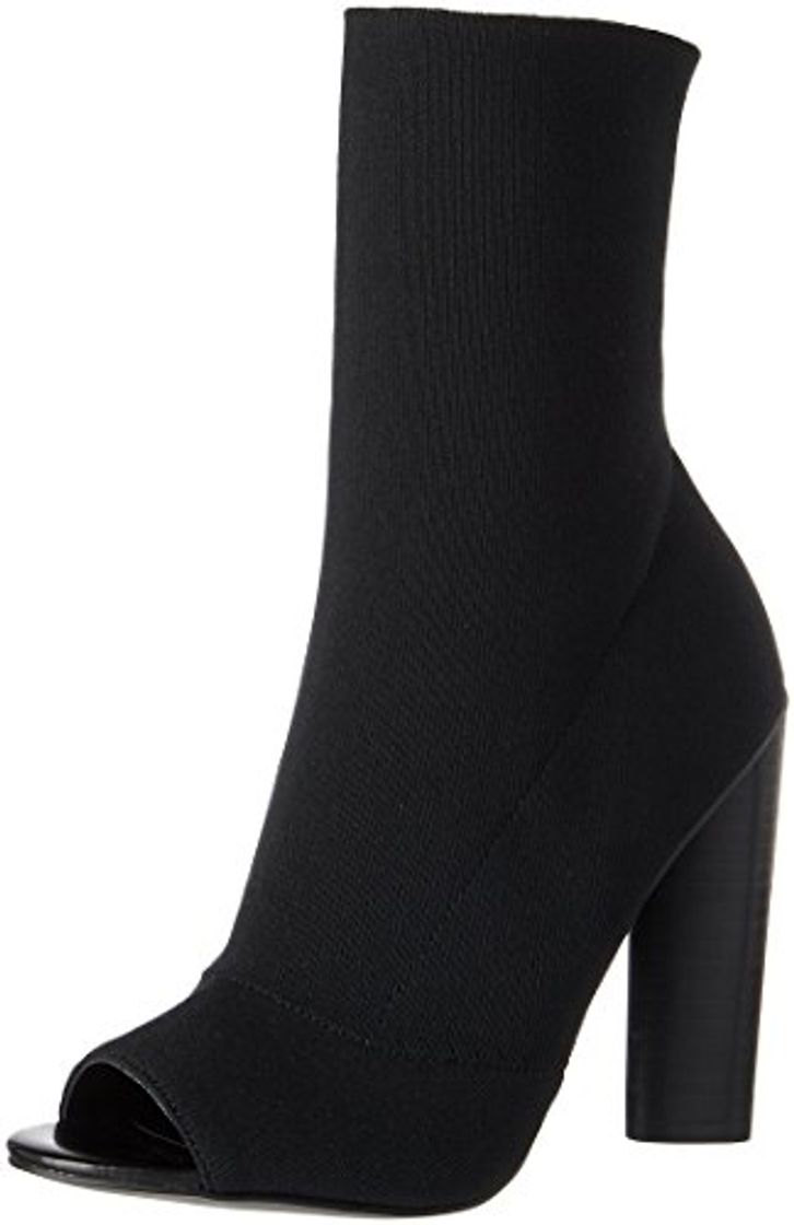 Social Steve Madden Footwear Dash Ankleboot, Botas Mujer, Negro