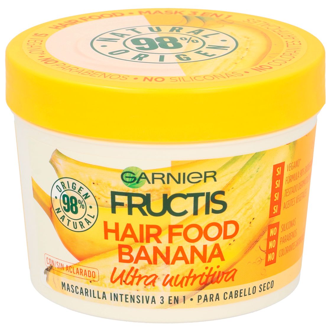 Moda Hair Food Banana: Mascarilla de plátano para el pelo 3 en 1 | Garnier