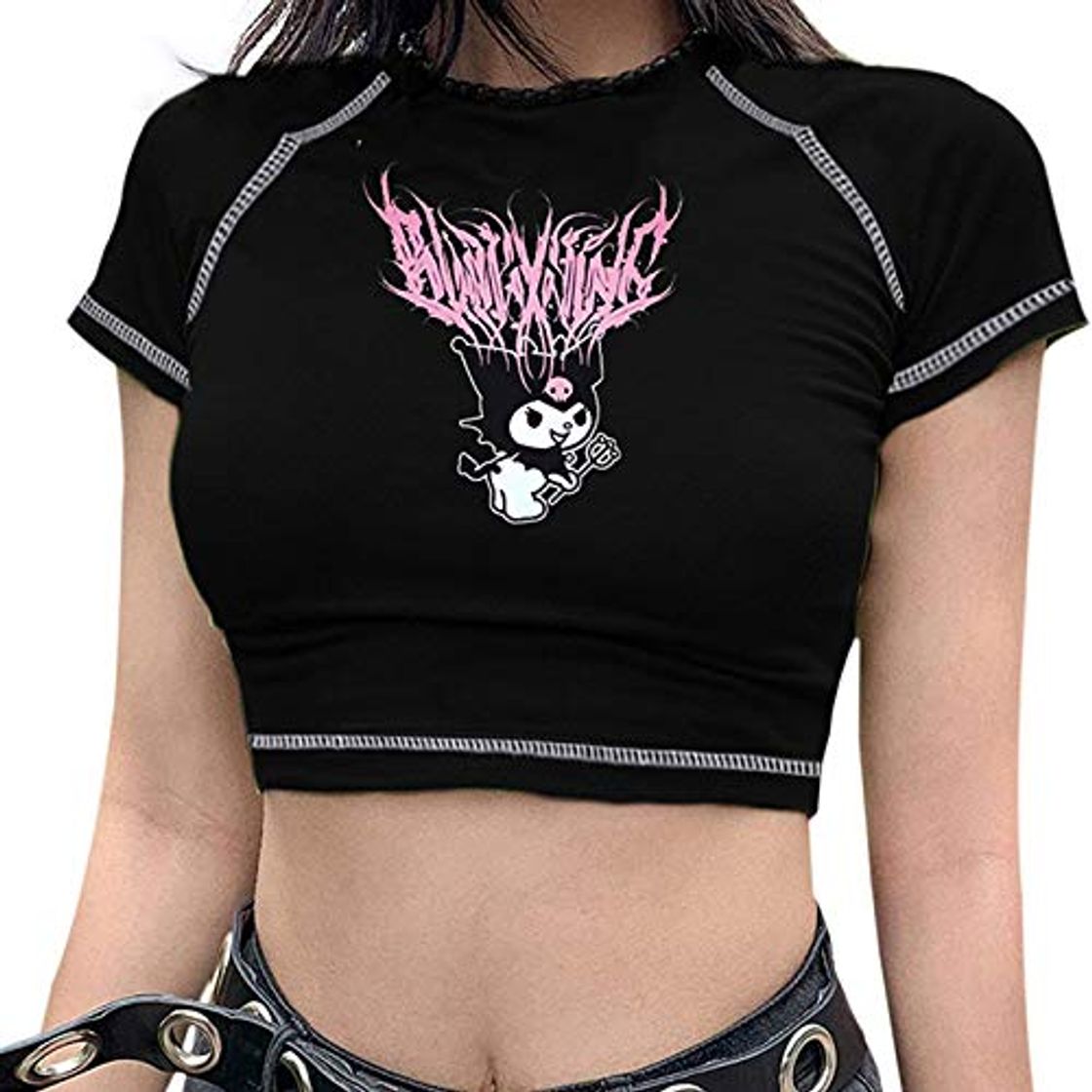 Moda Camiseta de manga corta y manga larga para mujer