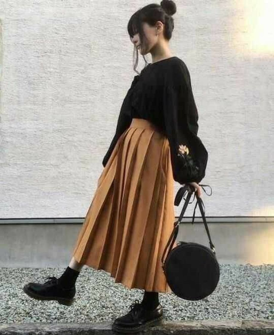 Fashion long skirt look