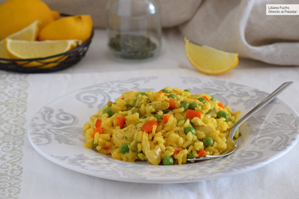 Moda Arroz Amarillo con Pollo