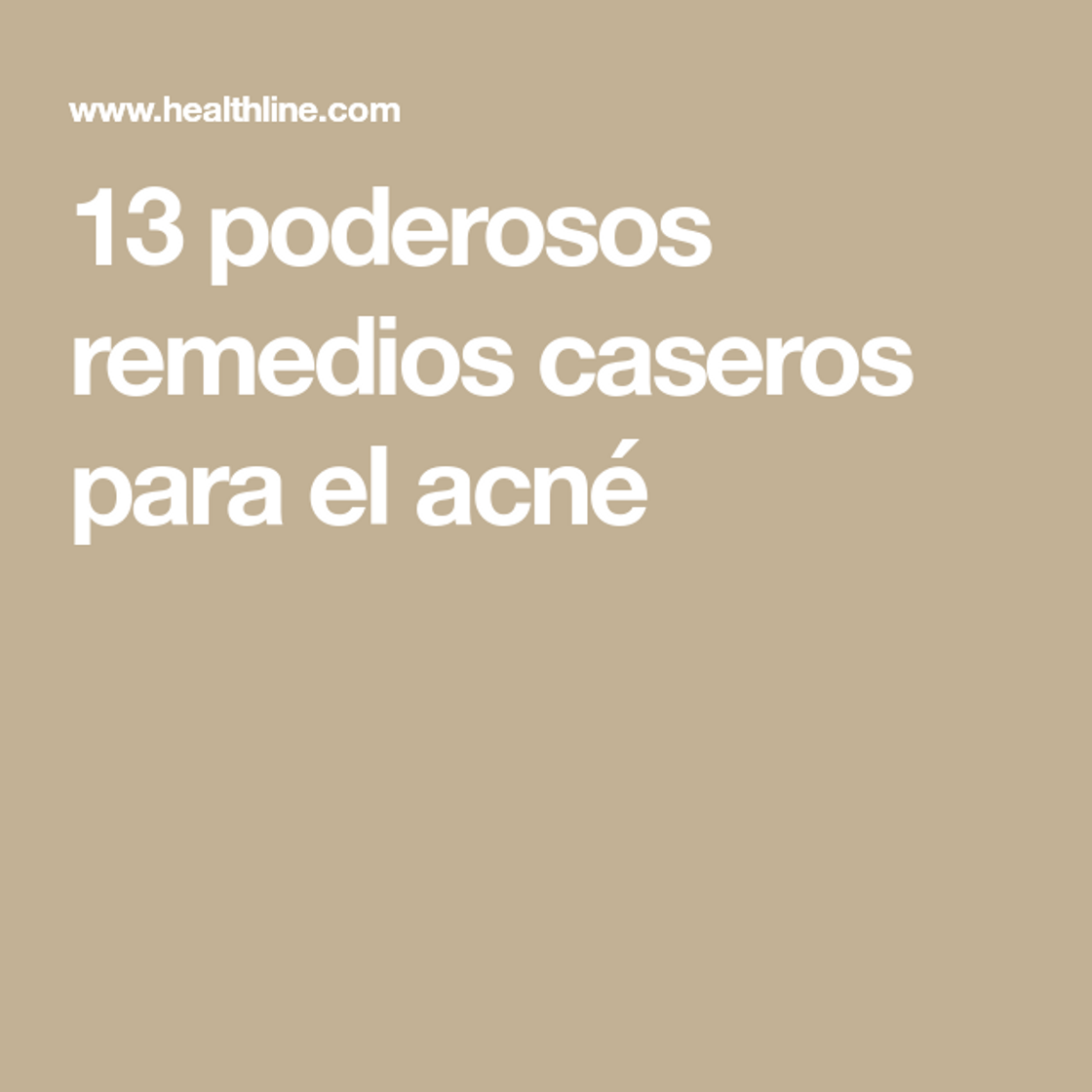 Fashion 13 poderosos remedios caseros para el acné 😬😱