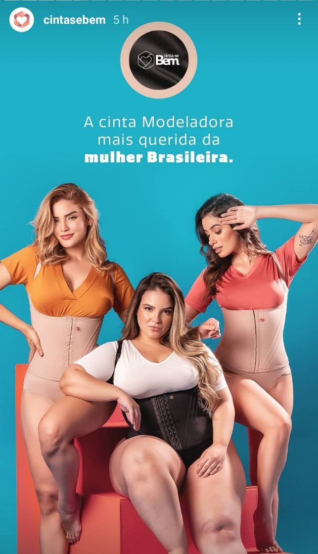 Social Cinta modeladora femenina e masculina