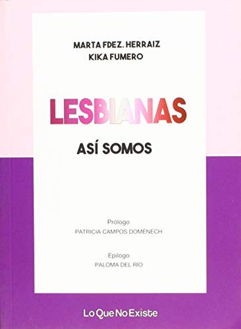 Libro Lesbianas, así somos