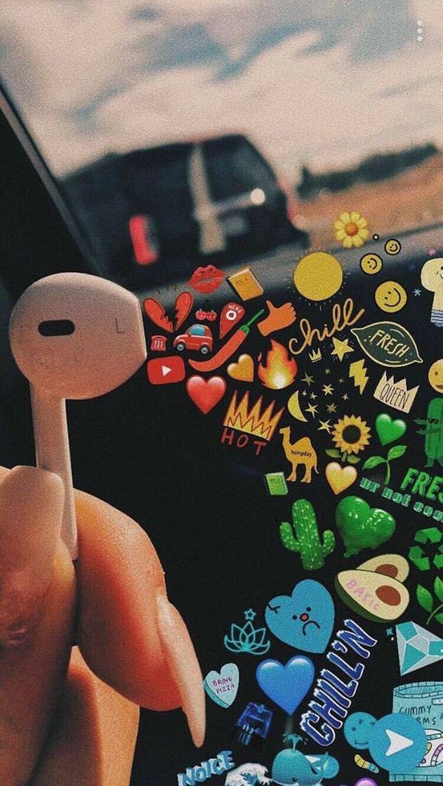 Social Wallpaper headphone 