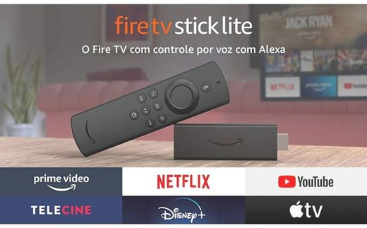 Novo Fire TV Stick Lite - Voz Alexa 