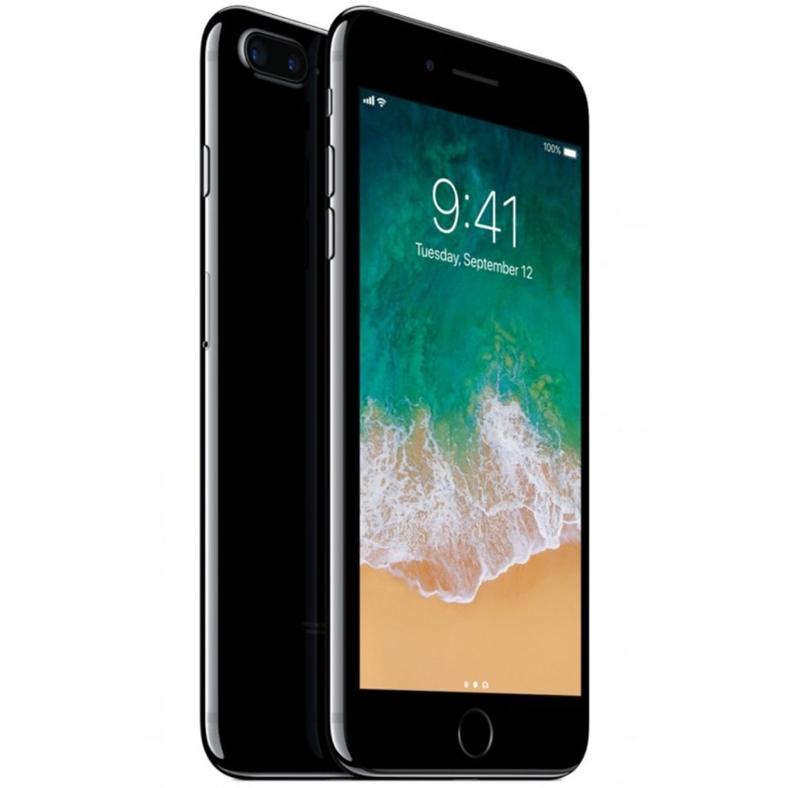 Electrónica Apple iPhone 7 Plus Smartphone Libre Negro Brillante 128GB