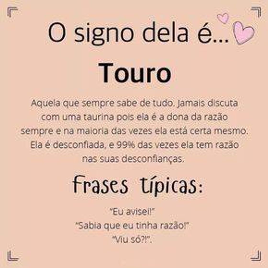 Moda Touro ♉