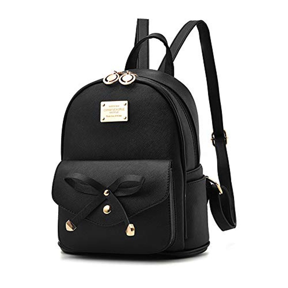 Fashion Mini Balabala Monedero negro de la mochila Bolsos lindos Muchachas adolescentes Mochila pequeña para las mujeres de la muchacha Mochila pequeña del monedero de Bookbag