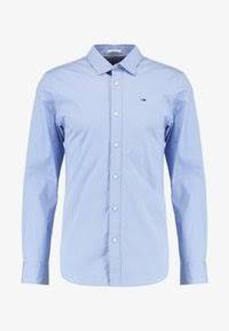 Fashion Tommy Hilfiger Original Stretch Camisa, Azul