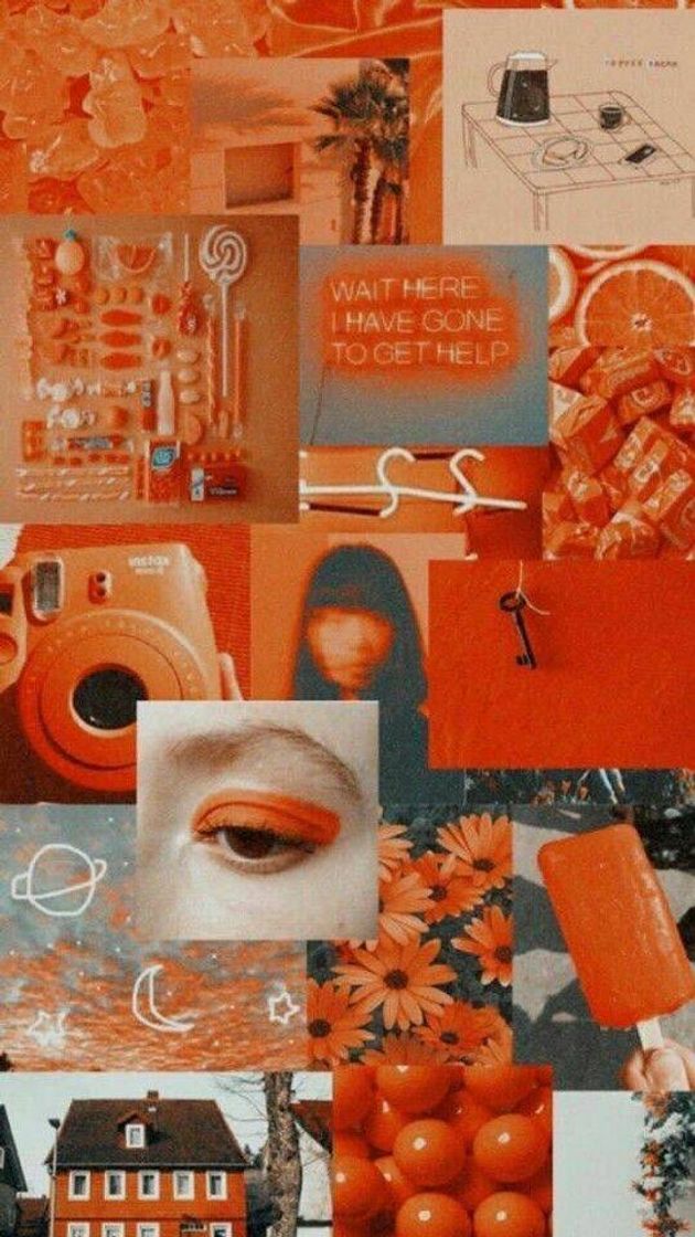 Moda Wallpapers aesthetic laranaja 🍊