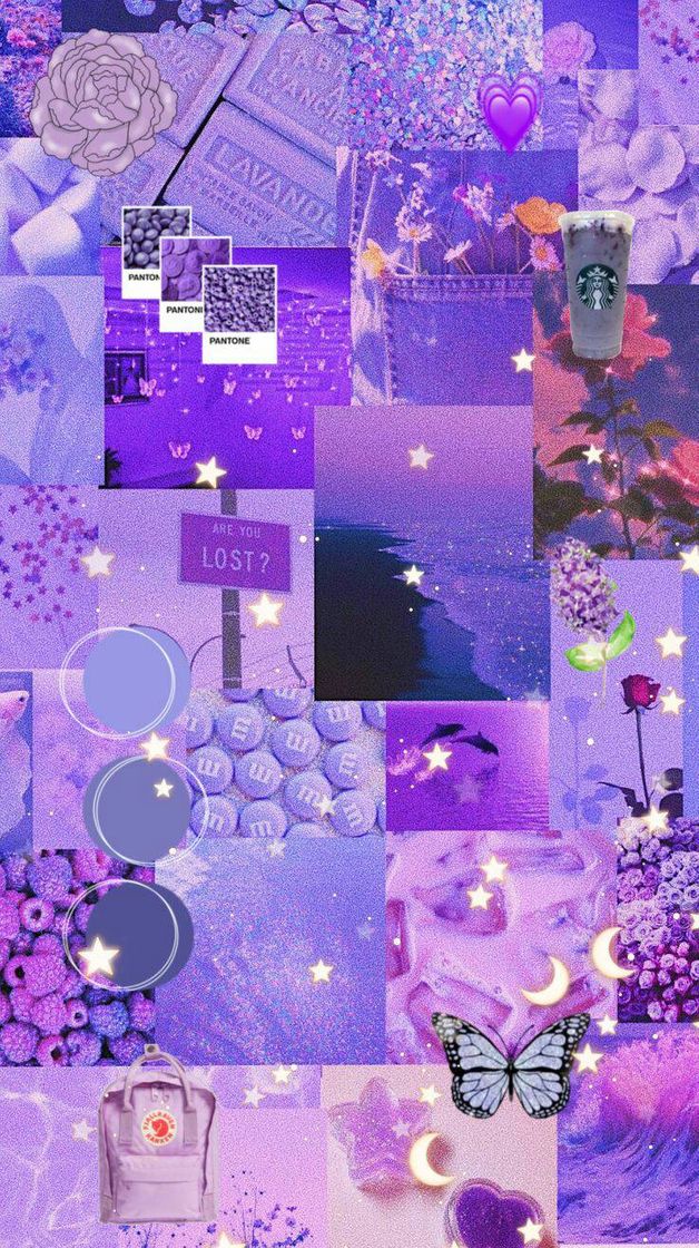 Moda Wallpapers aesthetic roxo💜