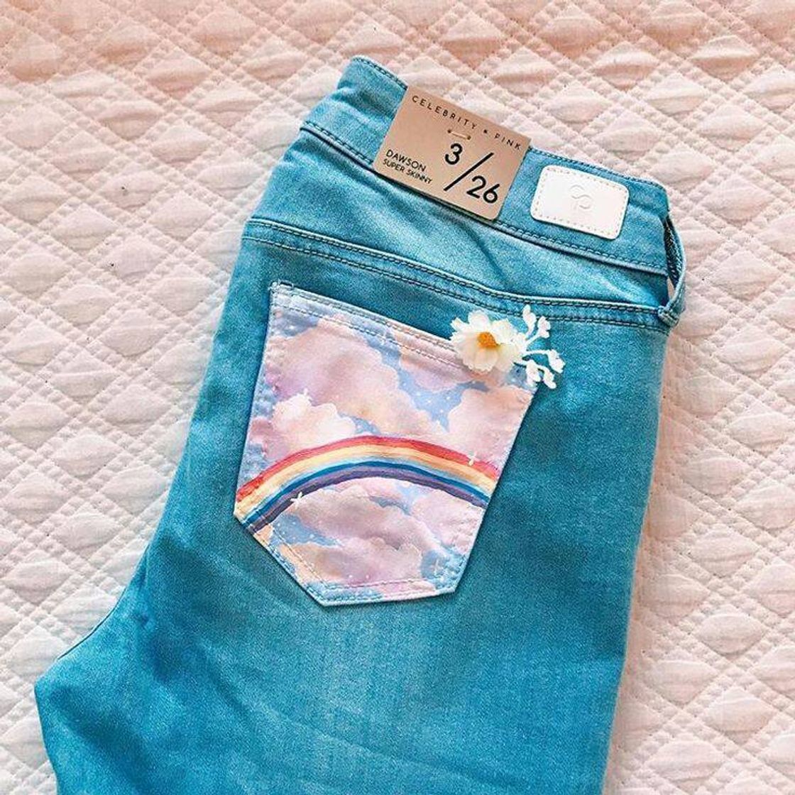 Moda Customização de calça jeans 👖