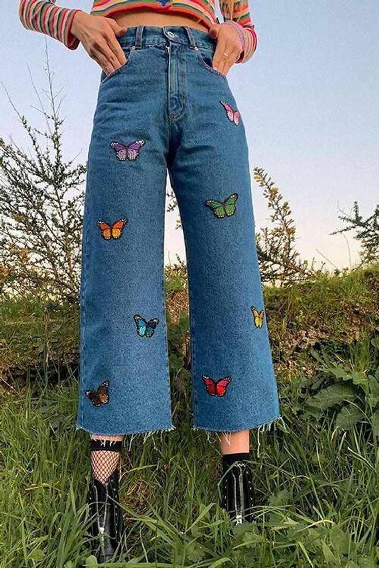 Moda Customização de calça jeans 👖