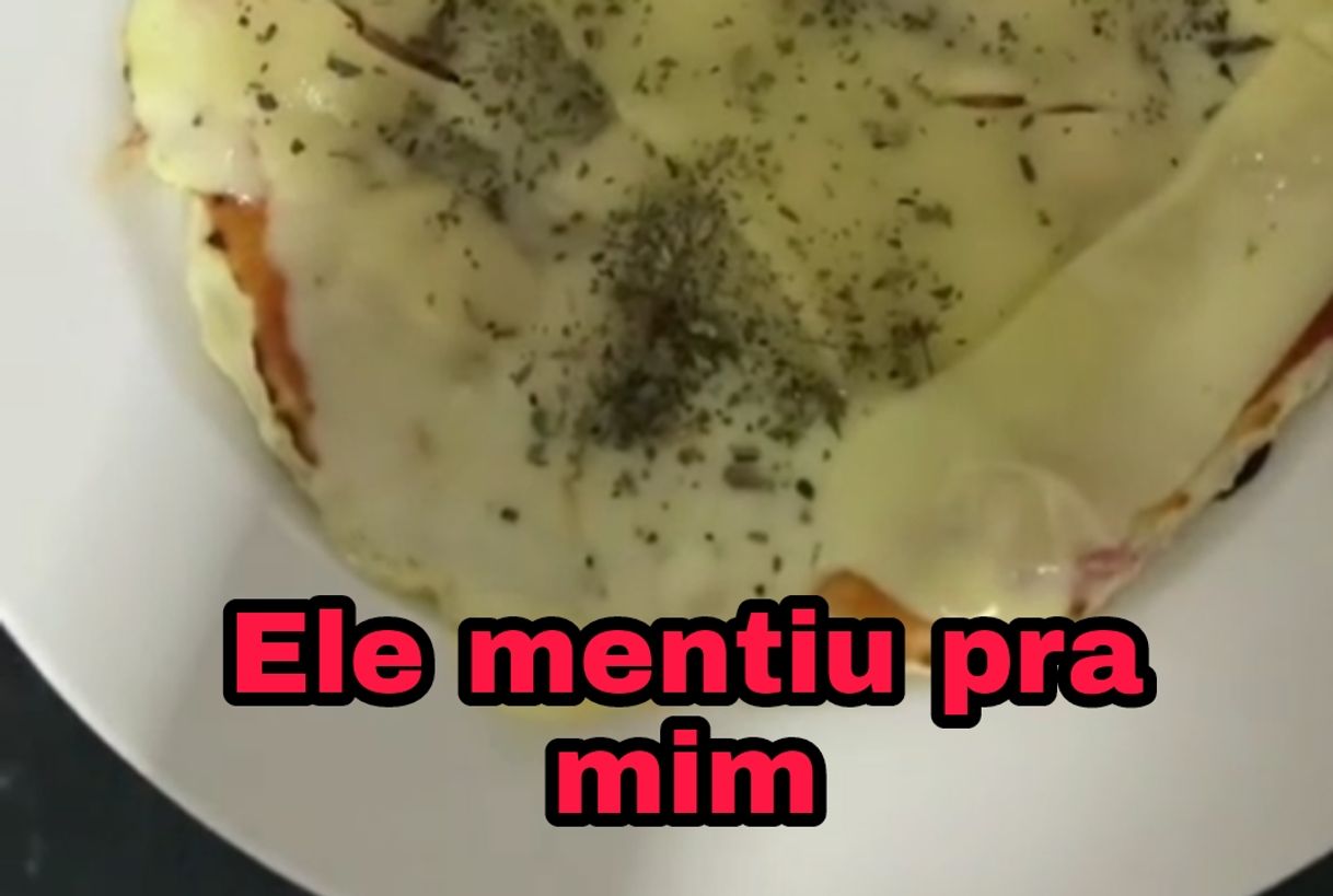 Moda Ele mentiu pra mim pizza de frigideira - Receitas fáceis 