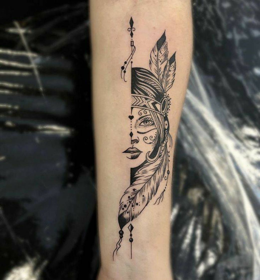 Fashion Tatuagem indiana 