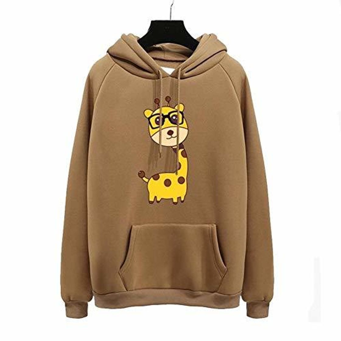Social NO BRAND Jirafa linda Imprimir Escudo de Harajuku sudaderas oficina de las