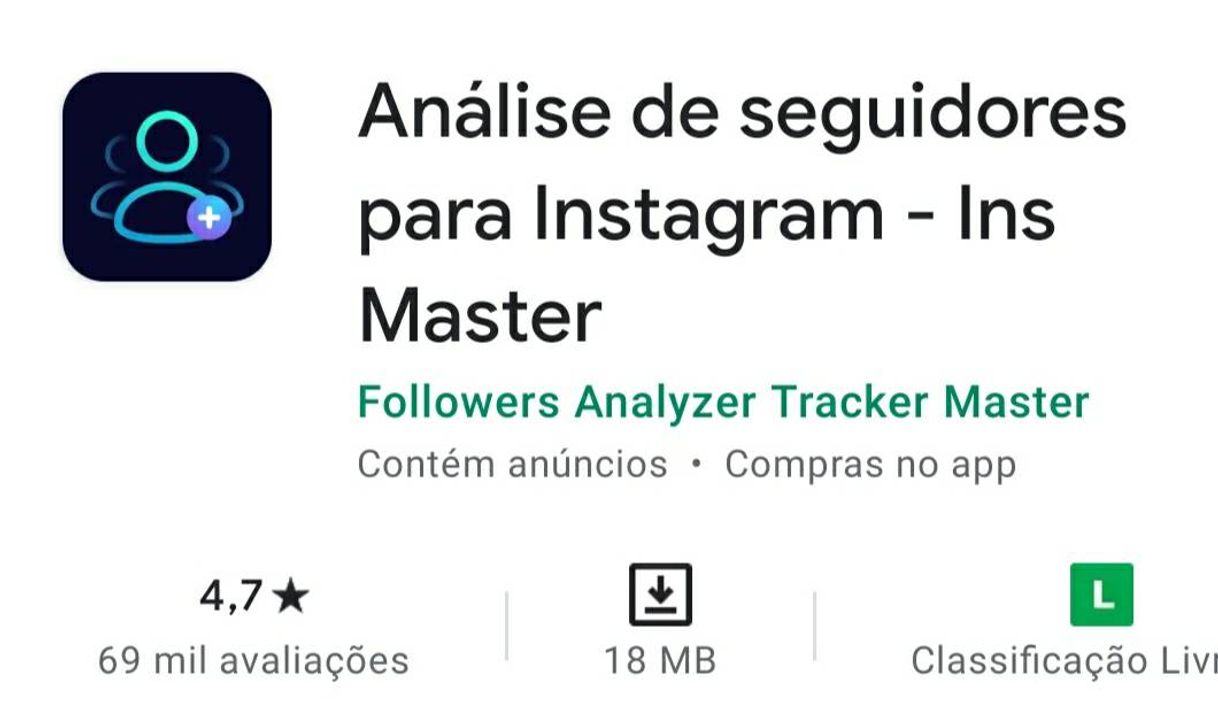 Moda Análise de seguidores para Instagram 