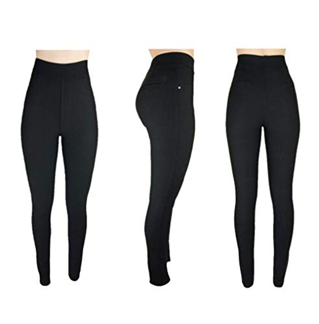 Producto Trendcool. Leggins Mujer Vestir Negro. Pantalones Mujer Elegantes. Leggins Mujer Negros. Cómodos