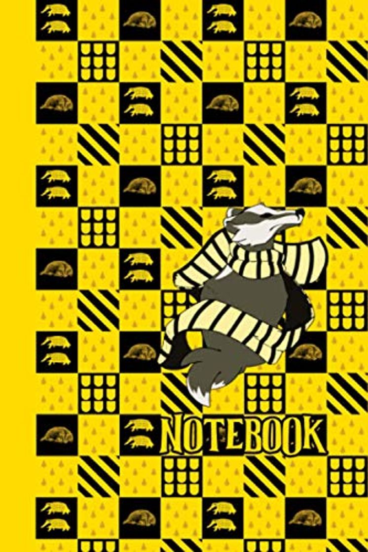 Book Notebook: Hufflepuff Notebook for Writing - Journal Gift - Harry Potter Hufflepuff