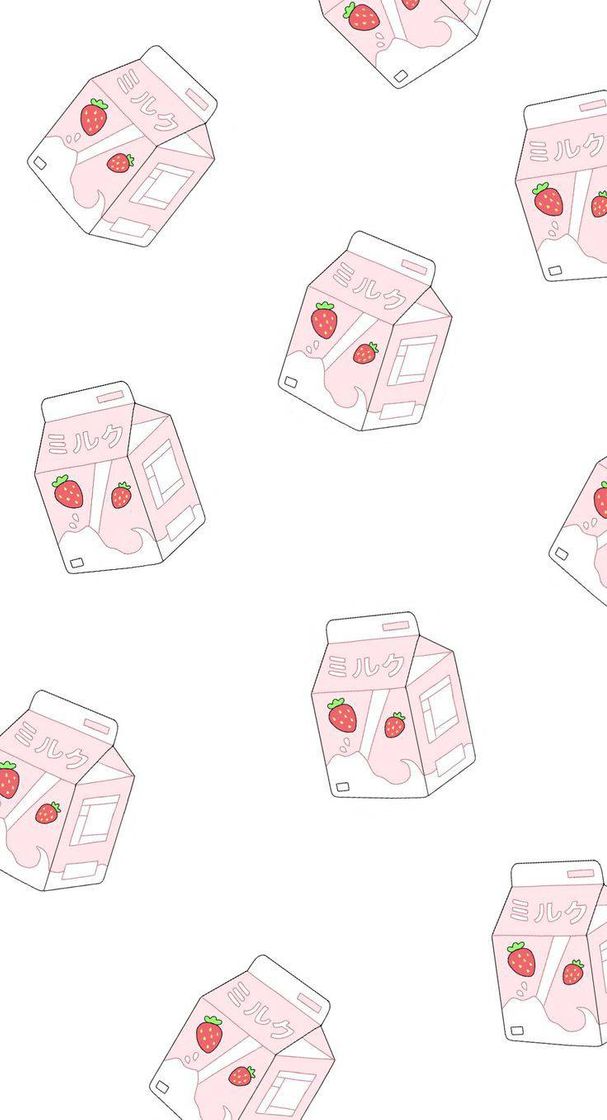 Social Wallpaper Strawberry Milk 