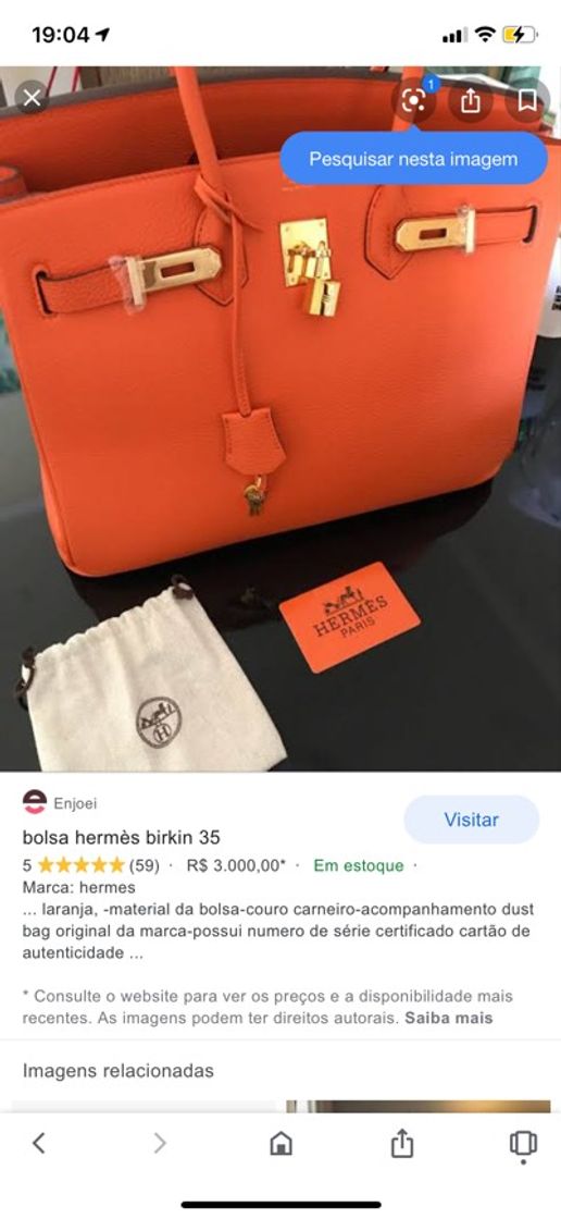 Moda Birkin bag Hermès 