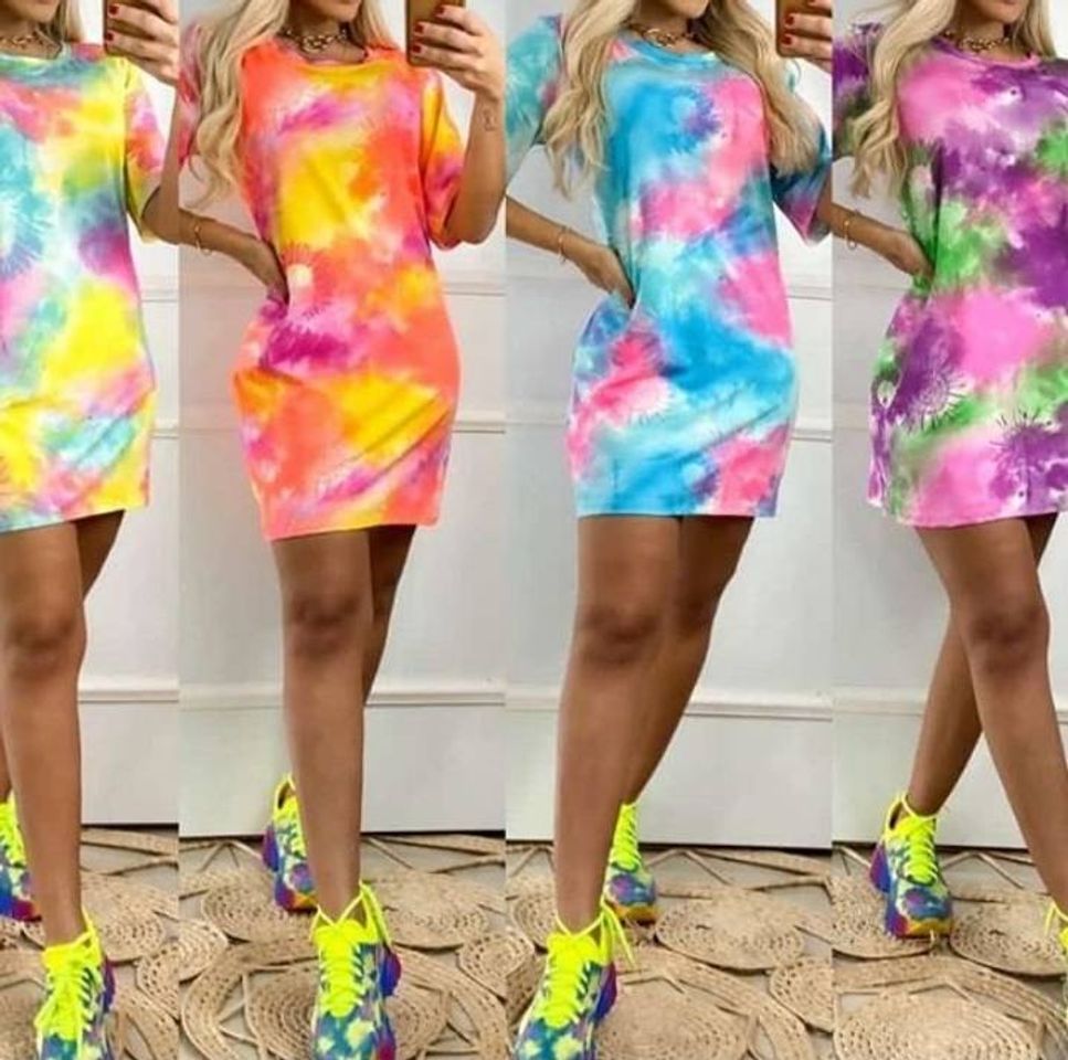 Moda Blusão Tie Dye