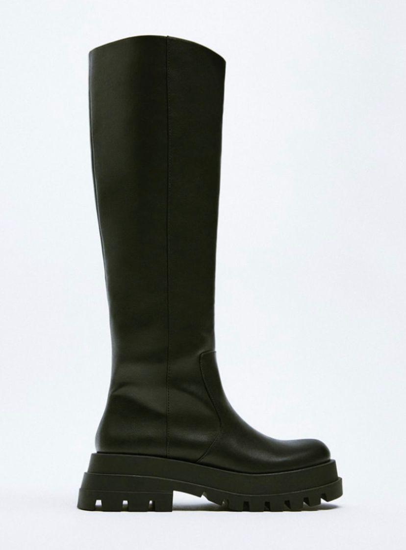 Moda Botas Track negras ZARA