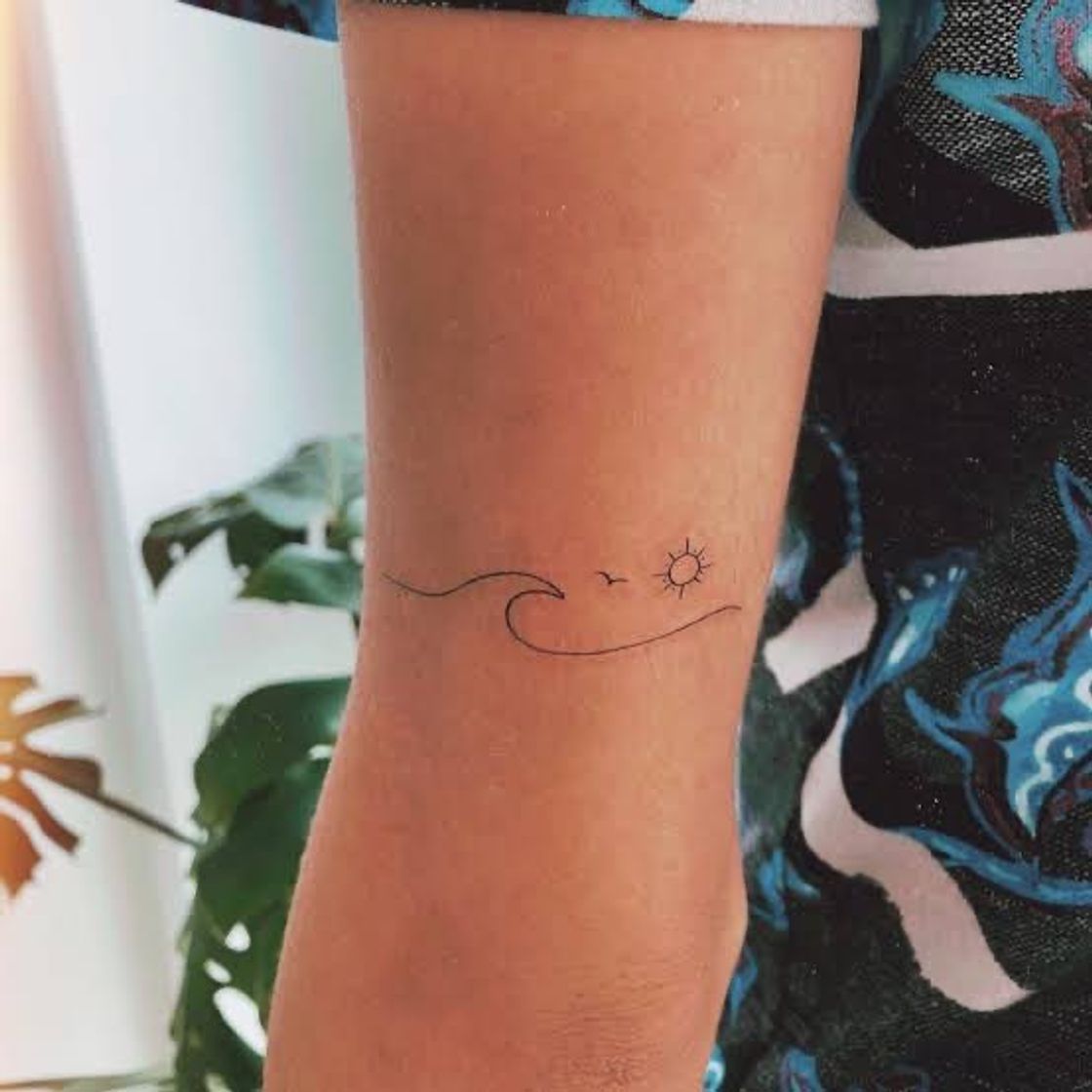 Fashion Tatuagem inspiração praiana