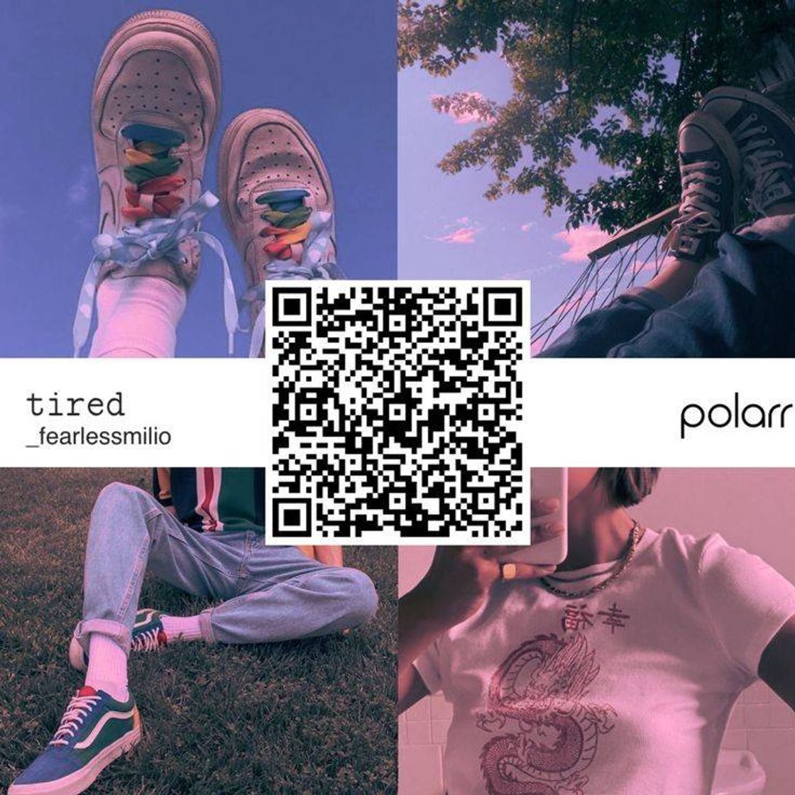 Fashion QRcode pollar