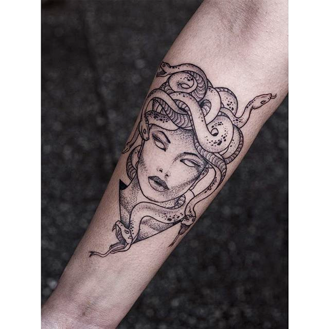 Fashion medusa tatto