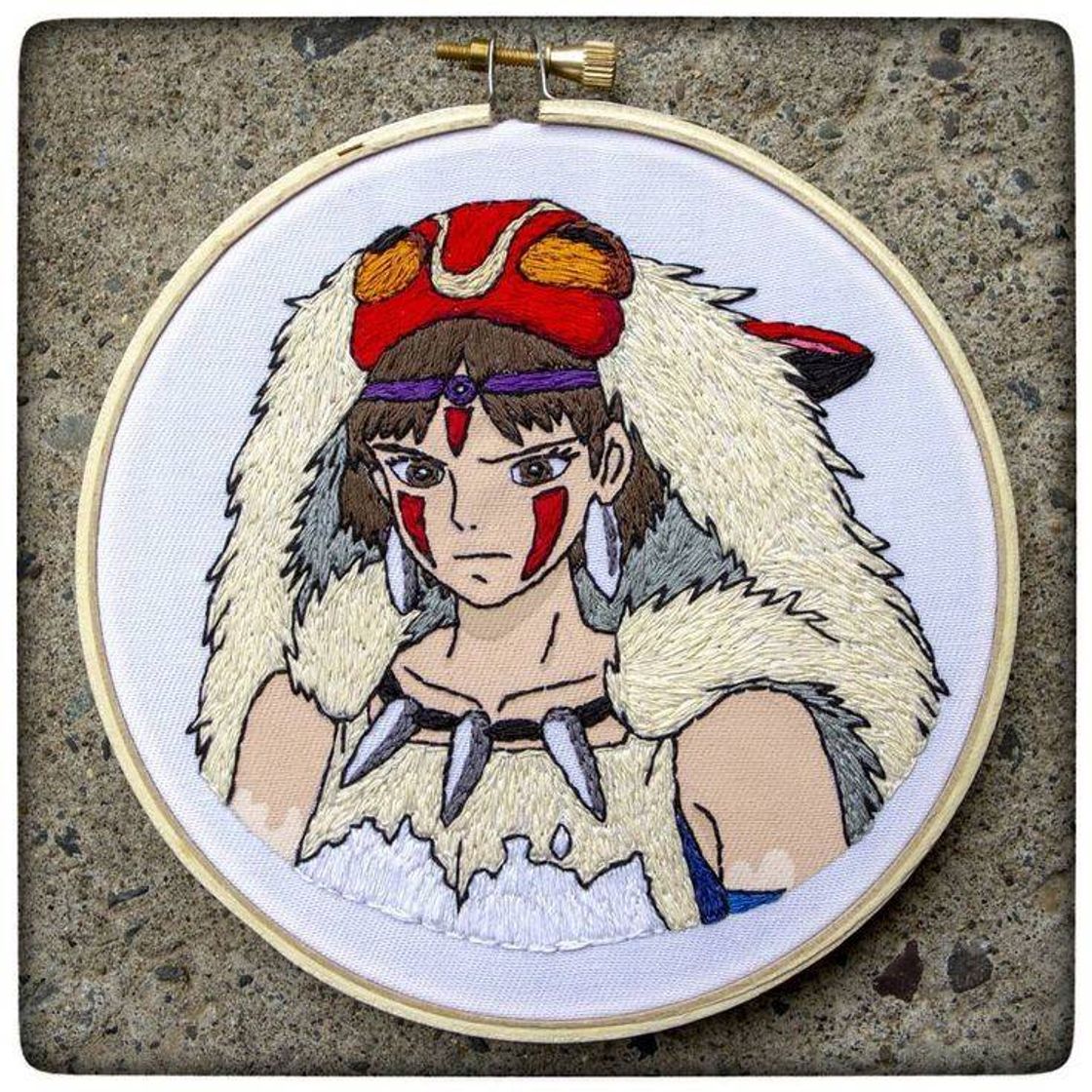 Product Bordado Princesa Mononoke